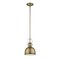 Z-Lite Melange 1 Light Mini Pendant, Heritage Brass & Heritage Brass 725MP-HBR - alternate 1